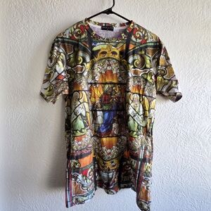 Artistic Stained Glass Short Sleeve Tee